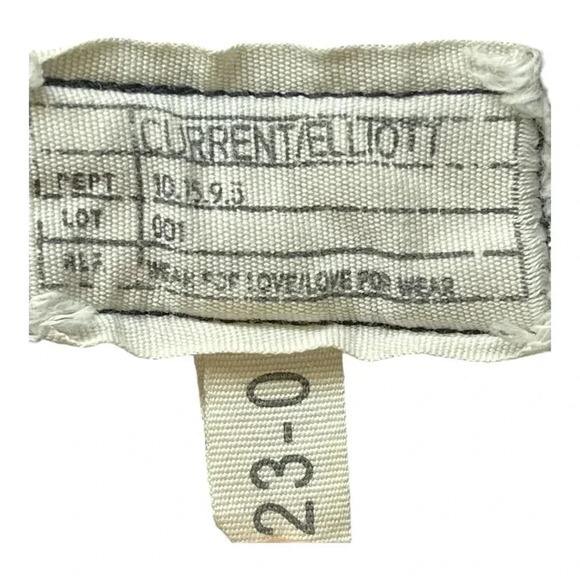 Current/Elliot The Fling Washed Black Destroy Boyfriend Black Jean Women Size 23 - Picture 8 of 11